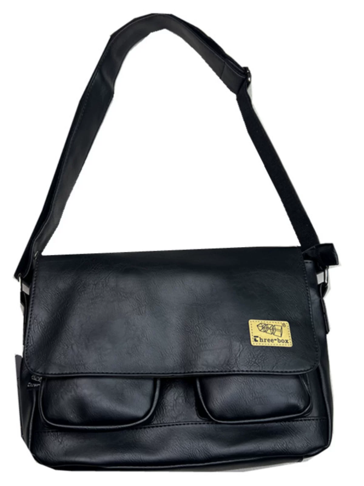 Túi đeo vai nam hợp thời trang của Nhật Bản và Hàn Quốc Threebox, túi đeo chéo thể thao thông thường, túi đeo chéo, túi đựng xe máy