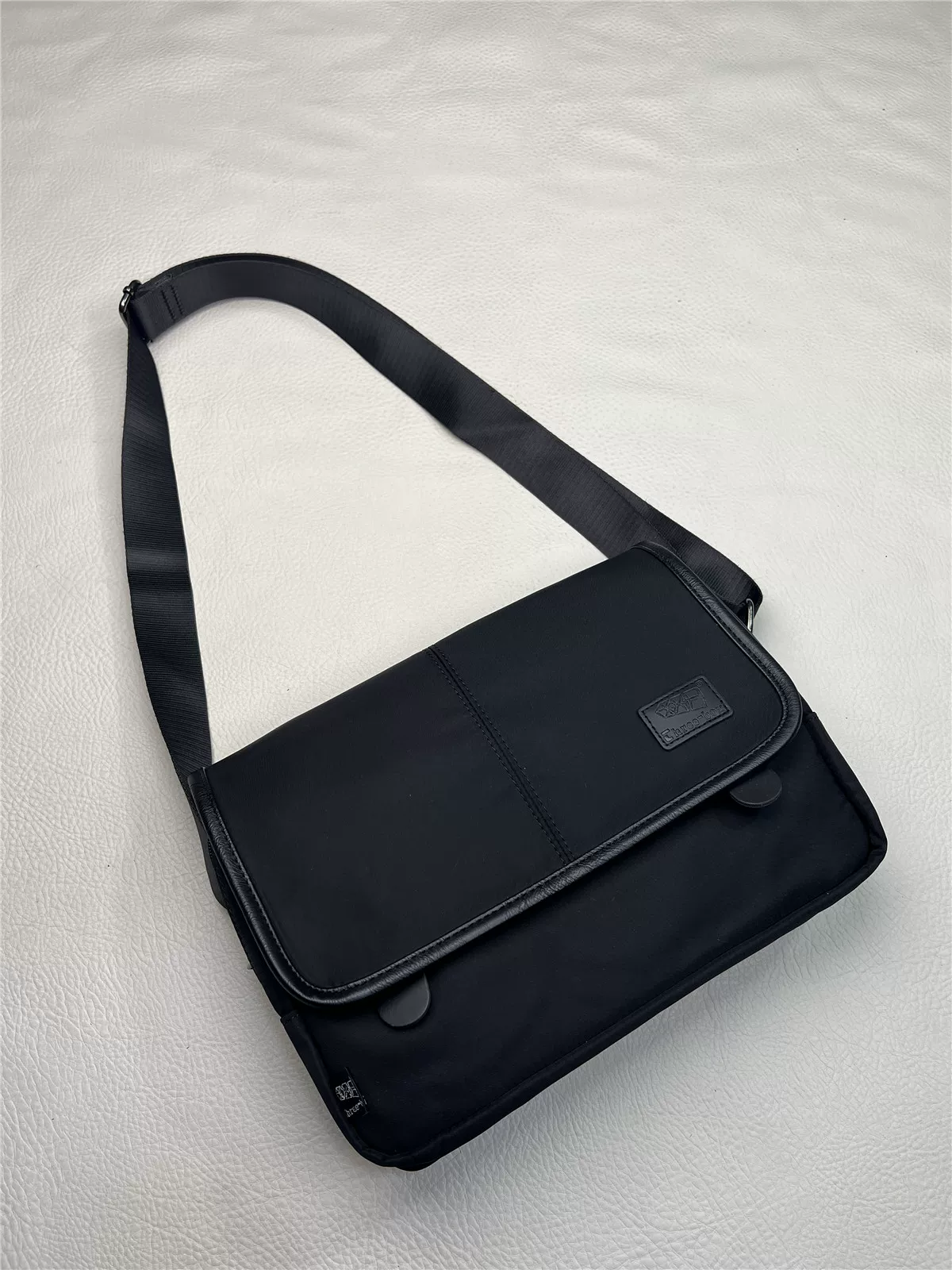 Túi đeo chéo nylon thời trang threebox theo phong cách Nhật Bản và Hàn Quốc, túi đeo vai nam sinh viên mùa hè hợp thời trang, túi vải đa năng unisex