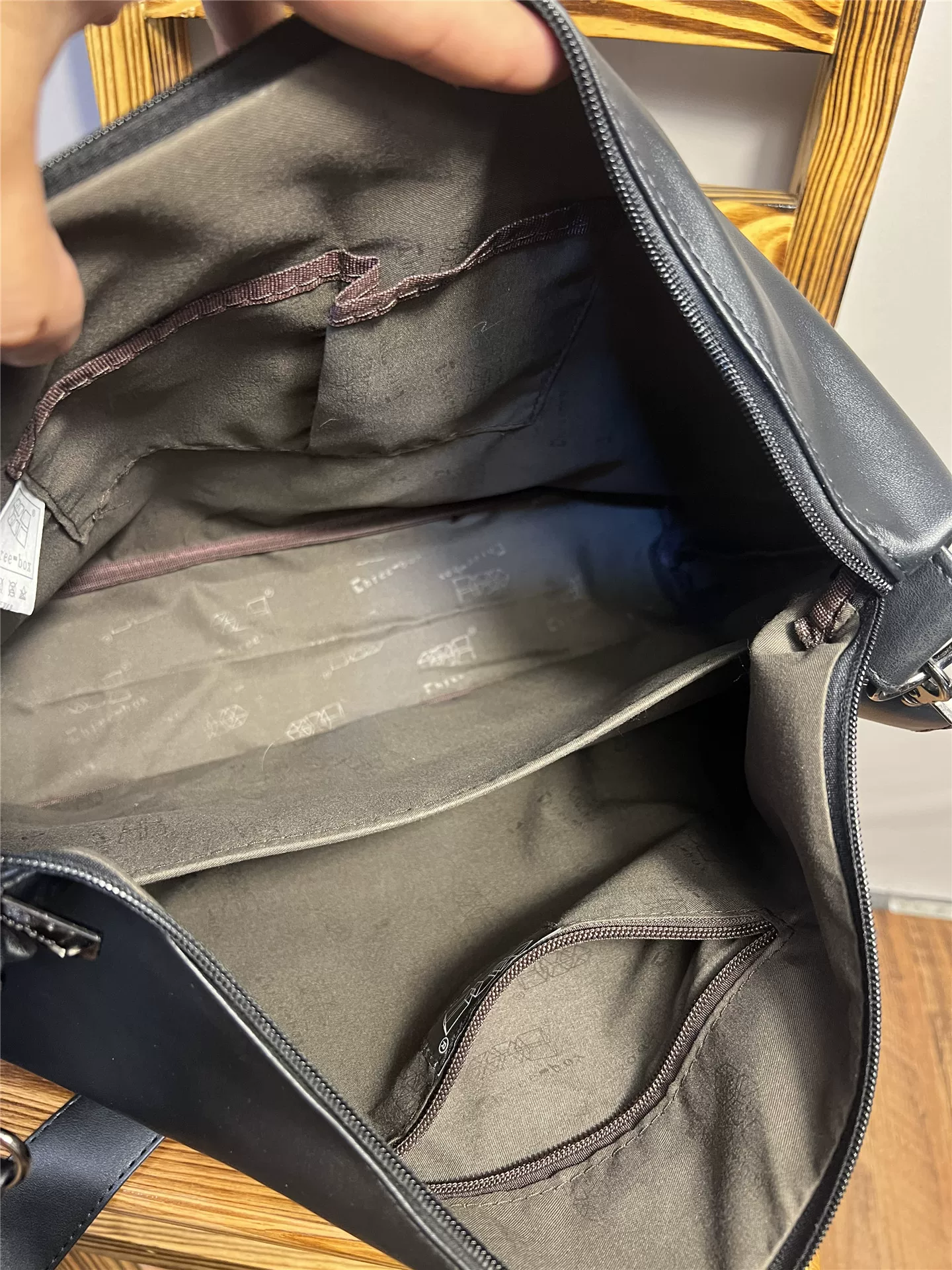 Túi đeo chéo nam ba ngăn cỡ lớn, túi tập gym, túi đeo vai da mềm unisex, túi da giả nam, túi du lịch