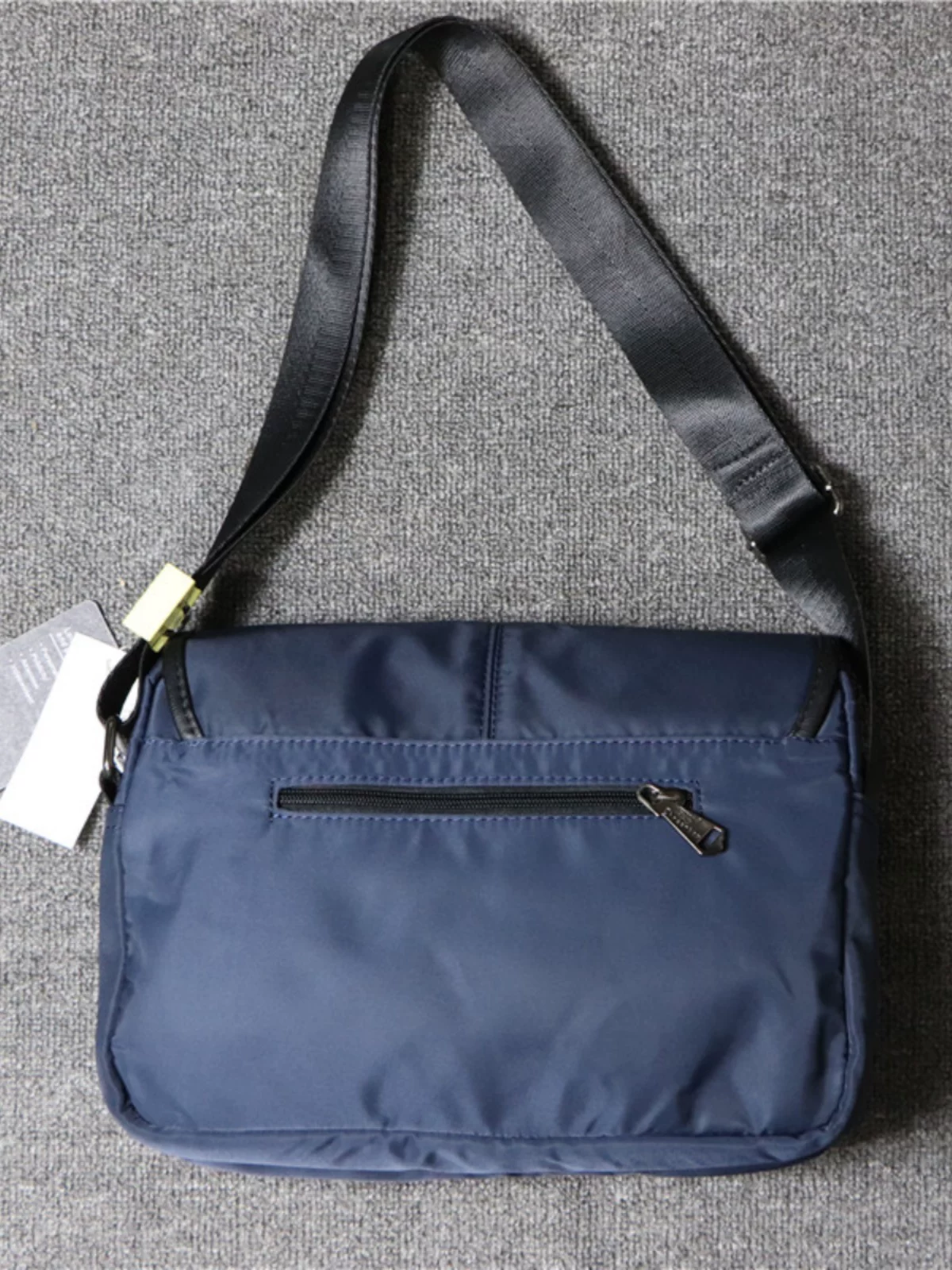 Túi đeo vai nam ba ngăn kiểu Nhật Bản cổ điển bằng vải canvas, chất liệu nylon, kiểu đeo chéo, balo, túi đeo vai học sinh