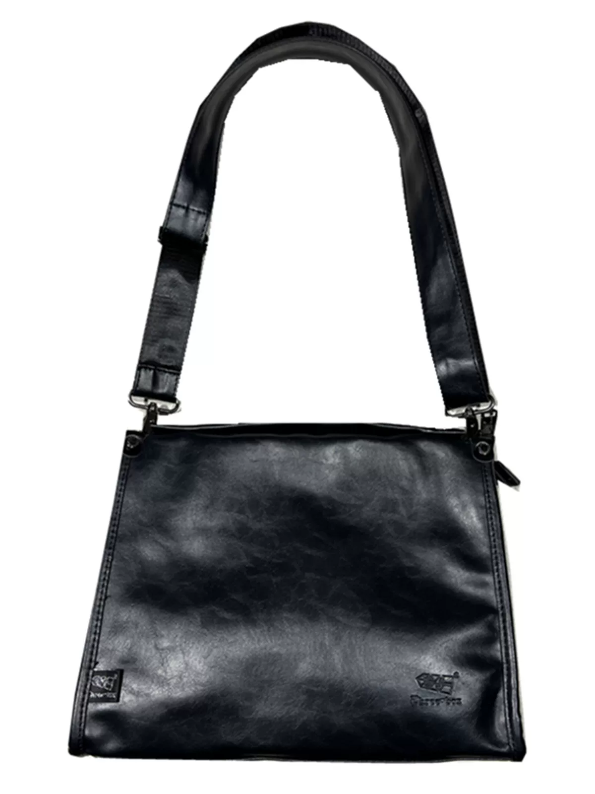 Ba hộp túi đeo vai nam doanh nhân thương hiệu thời thượng, túi đeo chéo da mềm thông thường, ba lô da mềm dành cho sinh viên Nhật Bản và Hàn Quốc