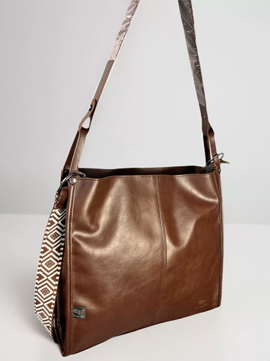 Túi tote đi làm phong cách đường phố unisex Túi đeo chéo Nhật Bản và Hàn Quốc Túi đeo vai đa năng Túi xách da mềm Ba lô du lịch