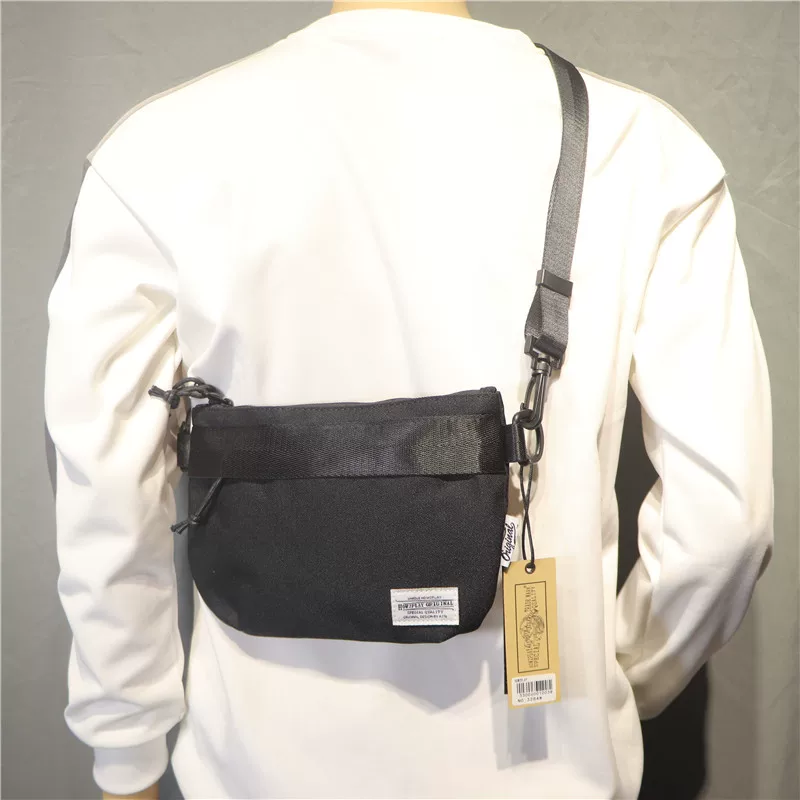 Túi đeo chéo nhỏ thời trang nam phong cách Nhật Bản và Hàn Quốc, túi đeo vai vải canvas đựng điện thoại