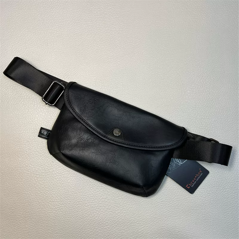 Túi nhỏ thời trang dành cho nam giới của Threebox, ba lô đeo chéo kiểu Anh cổ điển, thời trang, hợp thời trang, túi đeo vai kiểu Nhật Bản và Hàn Quốc