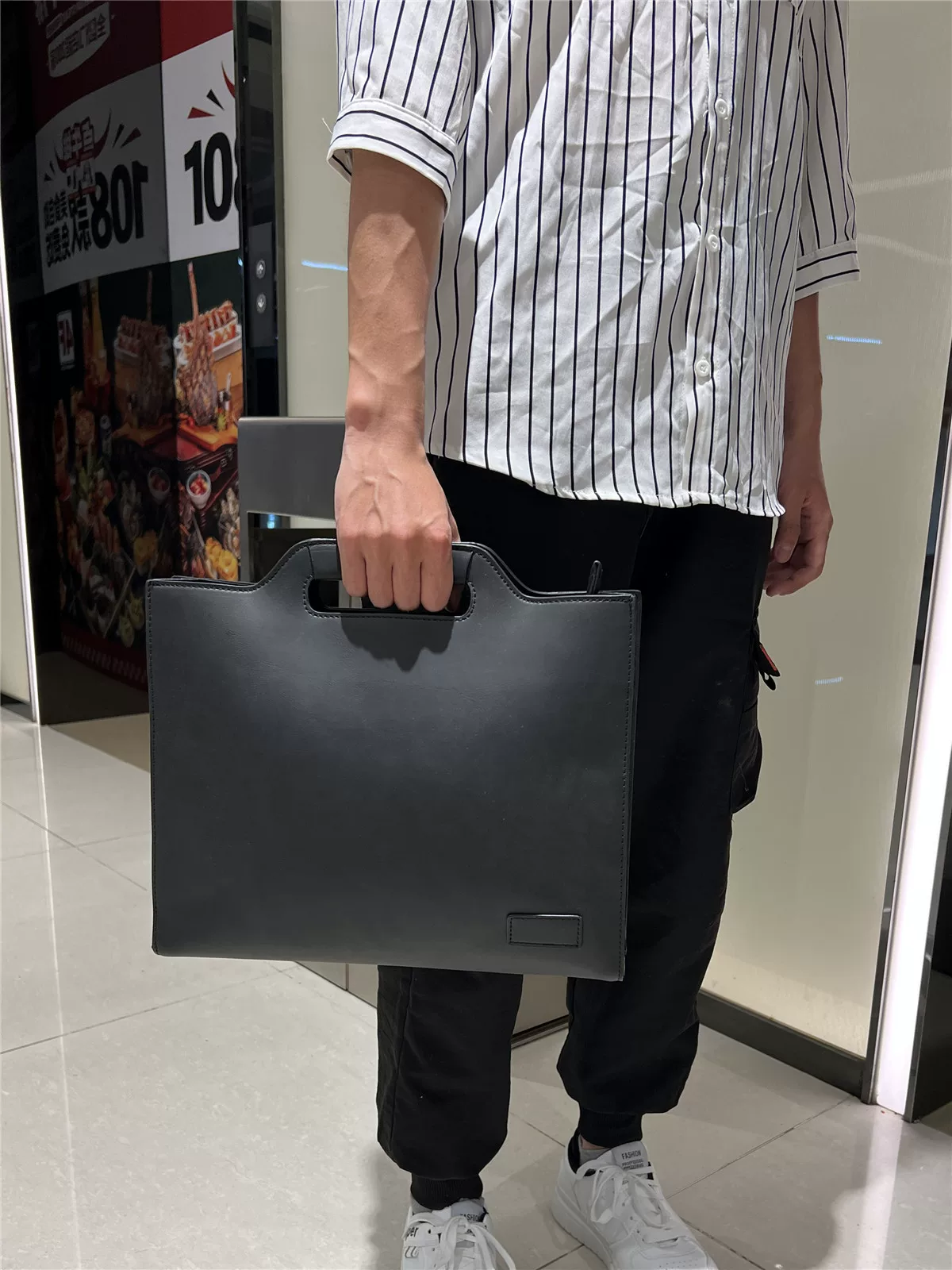 Túi tài liệu, túi xách, túi đeo chéo nam phong cách Hàn Quốc, túi thư, cặp tài liệu đeo chéo kiểu retro mới năm 2024