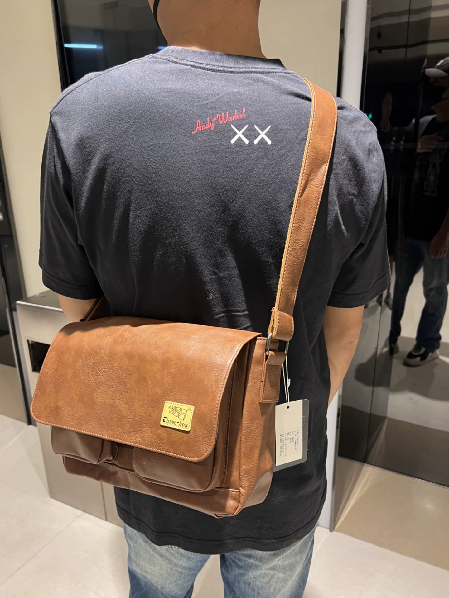 Ba hộp túi xách cổ điển, túi đeo vai unisex thương hiệu thời thượng, túi đeo chéo thời trang đi làm đi xe máy đi ngắn ngày