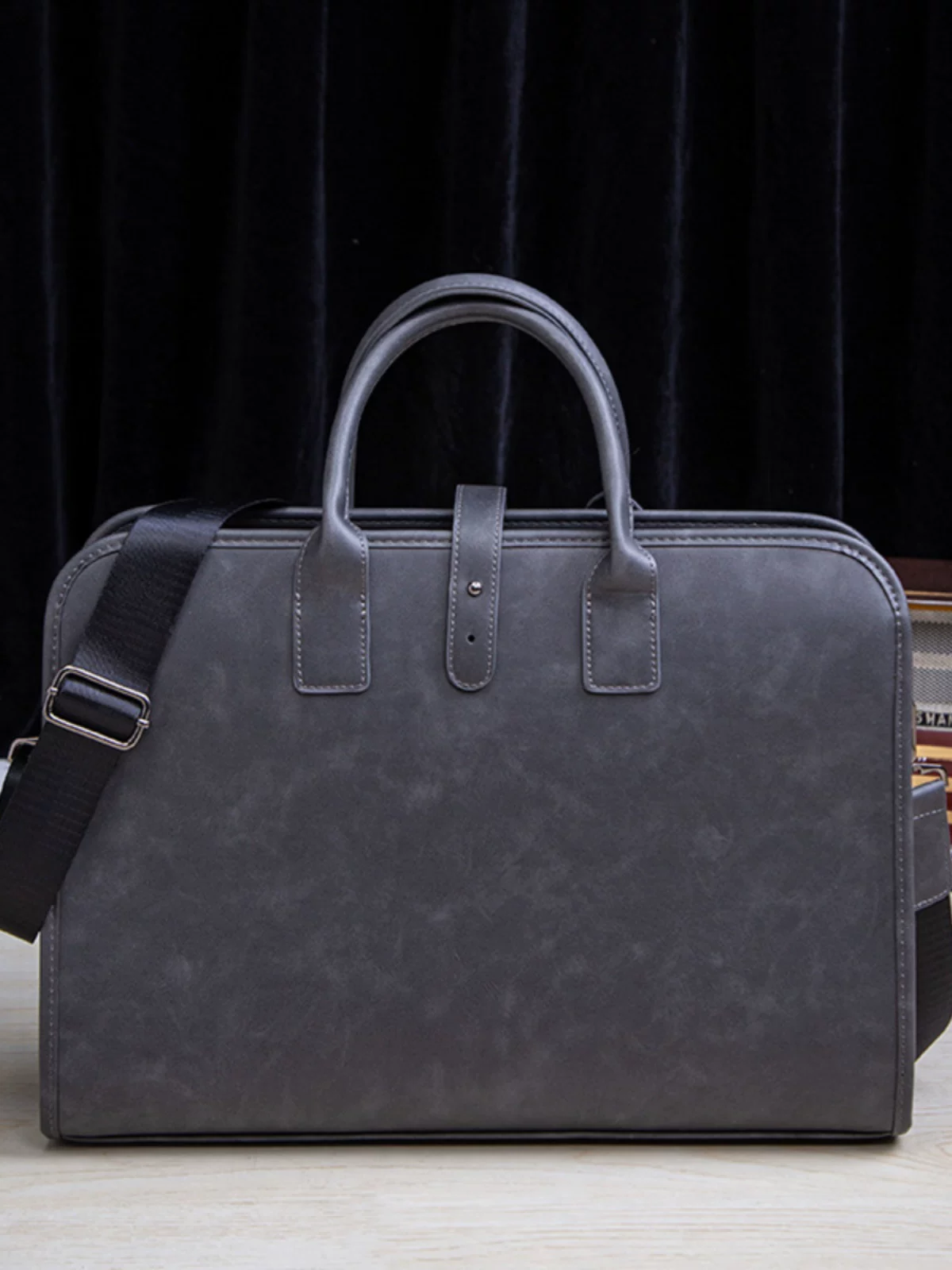 Túi xách nam retro thời thượng 2025, cặp da nam cá tính, túi đeo chéo, túi đựng tài liệu máy tính