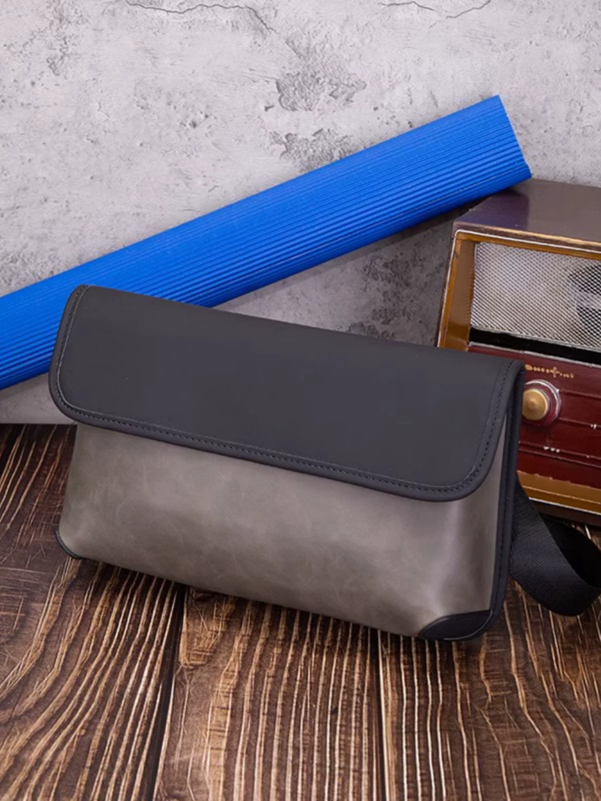 Túi đeo chéo nam đầu hổ thời trang 2025 phong cách Hàn Quốc và Nhật Bản, túi nhỏ đeo chéo, phối màu cá tính, unisex, túi đeo vai đơn giản, hợp xu hướng