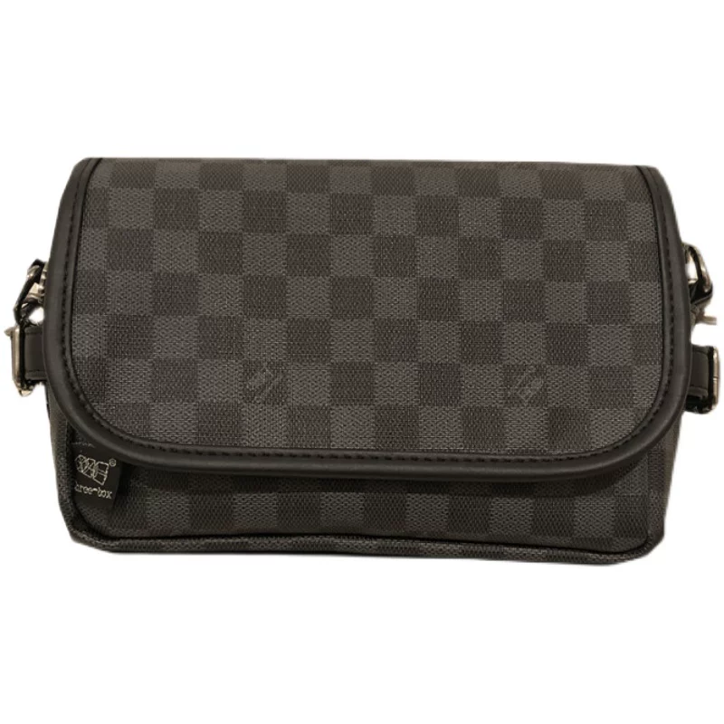 Túi đeo vai unisex thời trang ba ngăn kiểu dáng Hàn Quốc, phong cách hip-hop, balo đeo chéo nam ngoài trời