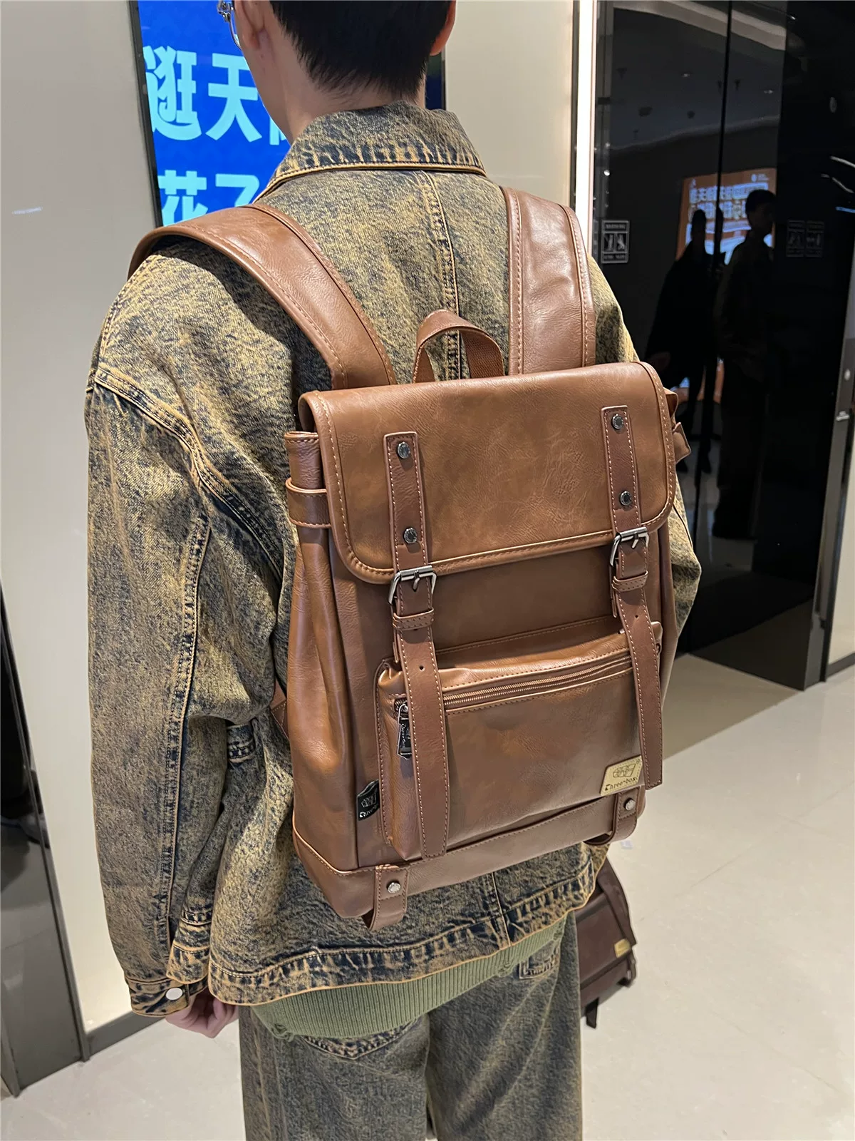 Ba lô nam châu Âu và Mỹ hợp thời trang, túi du lịch sức chứa lớn, ba lô, cặp đi học cho học sinh, túi đựng máy tính thông thường hợp thời trang, túi xách nam và nữ