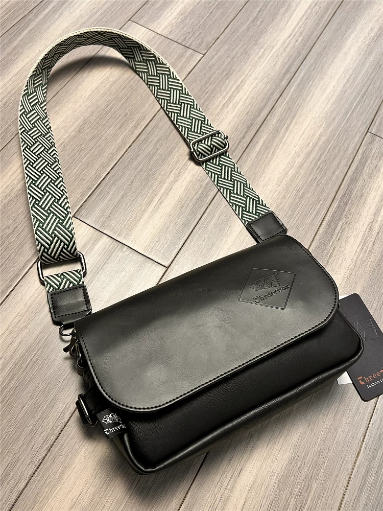 Túi đeo chéo nam thời thượng 2025 phong cách Hàn Quốc mới, túi đeo vai cá tính, đơn giản, nhỏ gọn dành cho nam và nữ, kiểu dáng ins