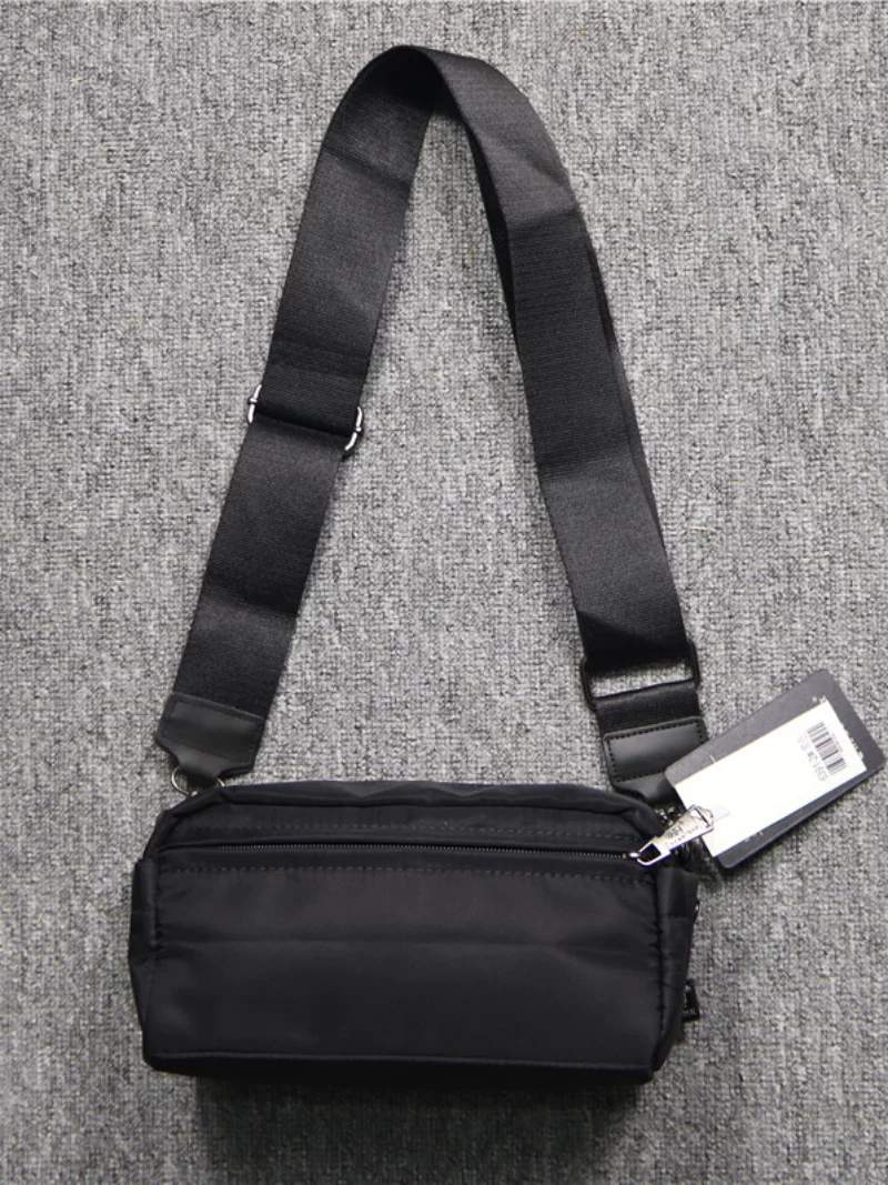 Ba hộp túi đeo vai vải Oxford thời trang dành cho nam, túi đeo chéo vải nylon thông thường, túi vuông nhỏ thời trang phong cách Nhật Bản