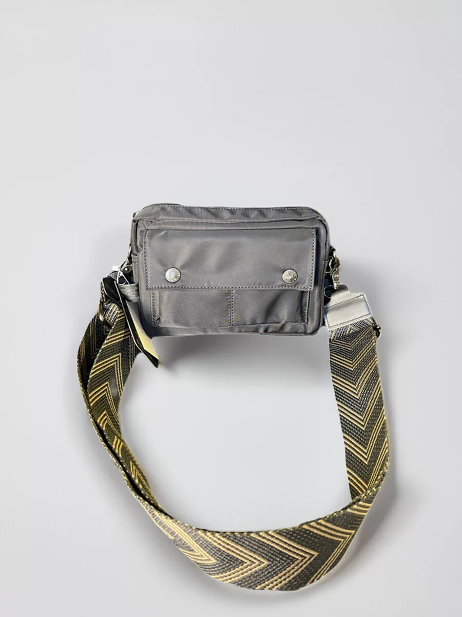 Túi đeo chéo nam nylon thời trang threebox phong cách Nhật Bản dành cho giới trẻ unisex túi đeo vai ruy băng túi đựng điện thoại nhẹ