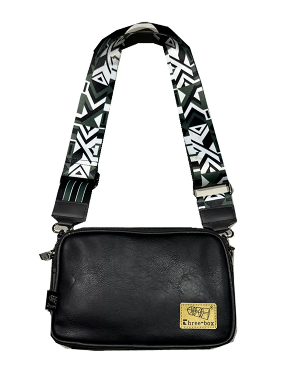 Túi đeo chéo nam 2024 kiểu Hàn Nhật, ba ngăn, thời trang, đơn giản, nhỏ gọn, tiện dụng