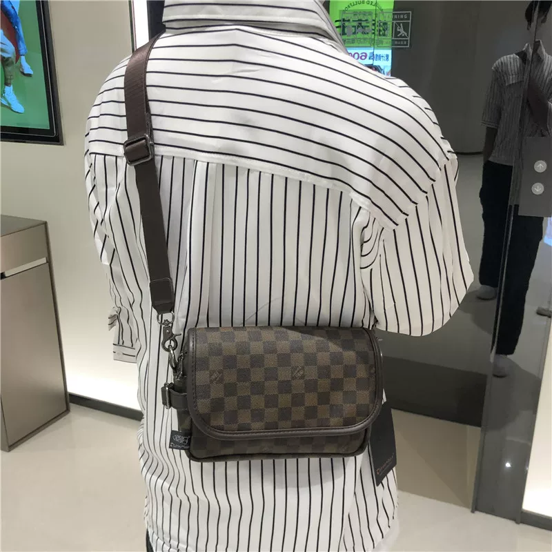 Túi đeo vai unisex thời trang ba ngăn kiểu dáng Hàn Quốc, phong cách hip-hop, balo đeo chéo nam ngoài trời