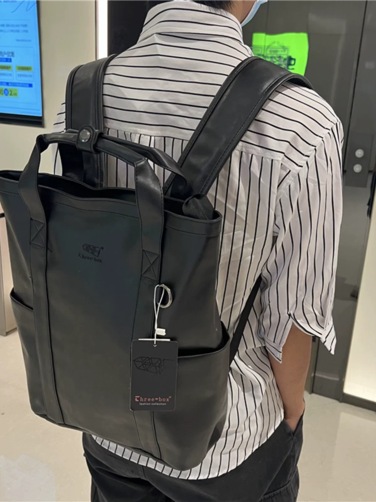 Ba lô nam thời trang ba ngăn kiểu Nhật Hàn 2025, ba lô nữ đi làm, đi học, du lịch phong cách đại học