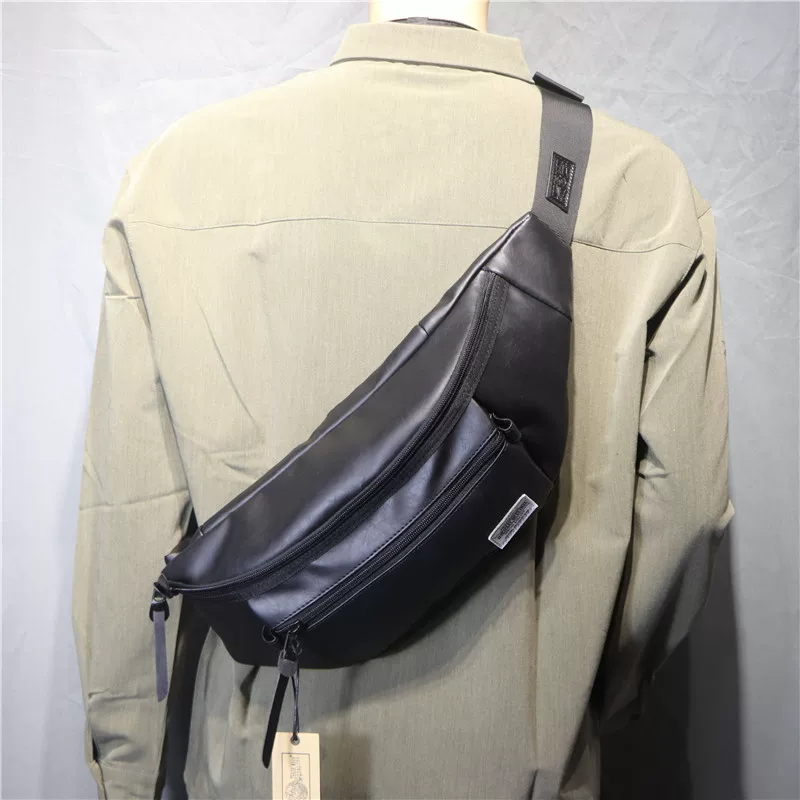 Túi đeo chéo nam thời trang chất liệu da PU mềm, kiểu dáng bánh bao, phong cách trẻ trung, hợp thời trang, dùng được cho cả nam và nữ.