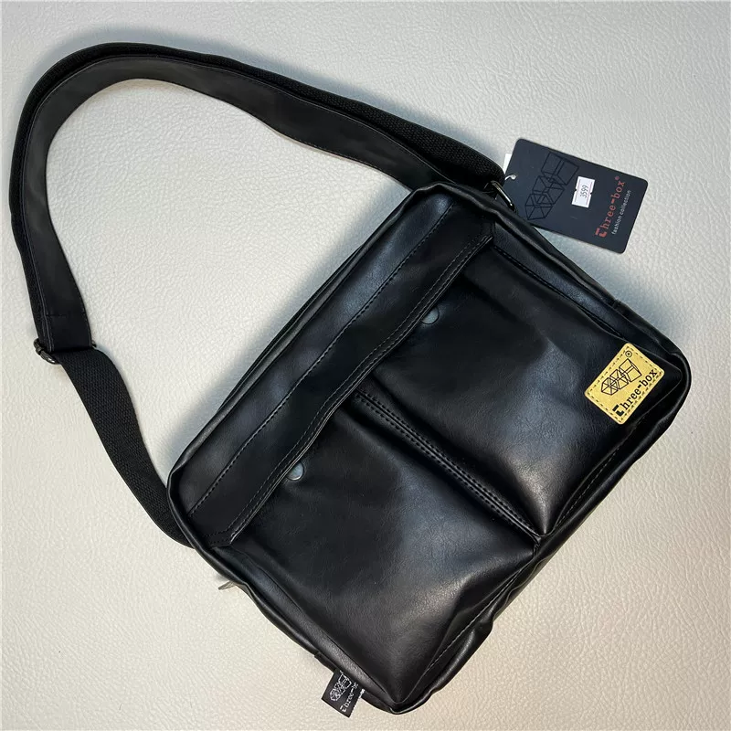 Túi đeo chéo phong cách Nhật Bản thời thượng 2025, túi đeo vai nam cá tính, túi đựng máy tính bảng, túi đi xe máy, túi đi xe đạp ngoài trời