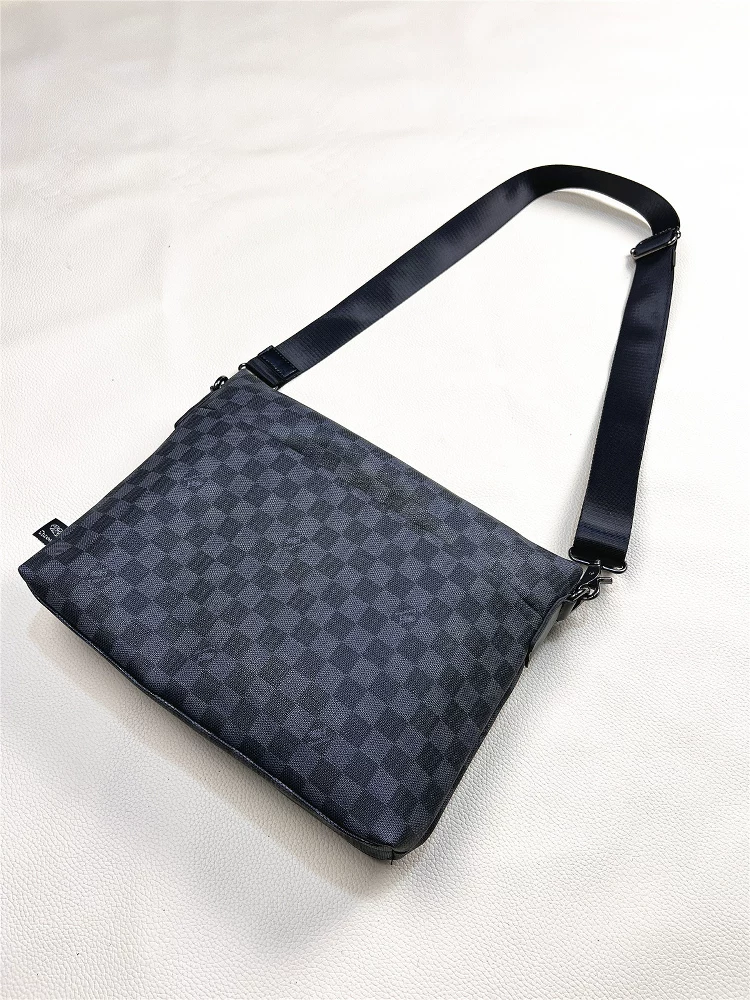 Túi đeo vai nam thời trang ba ngăn, túi đeo chéo nam công sở lịch lãm, dung tích lớn, kiểu phong bì