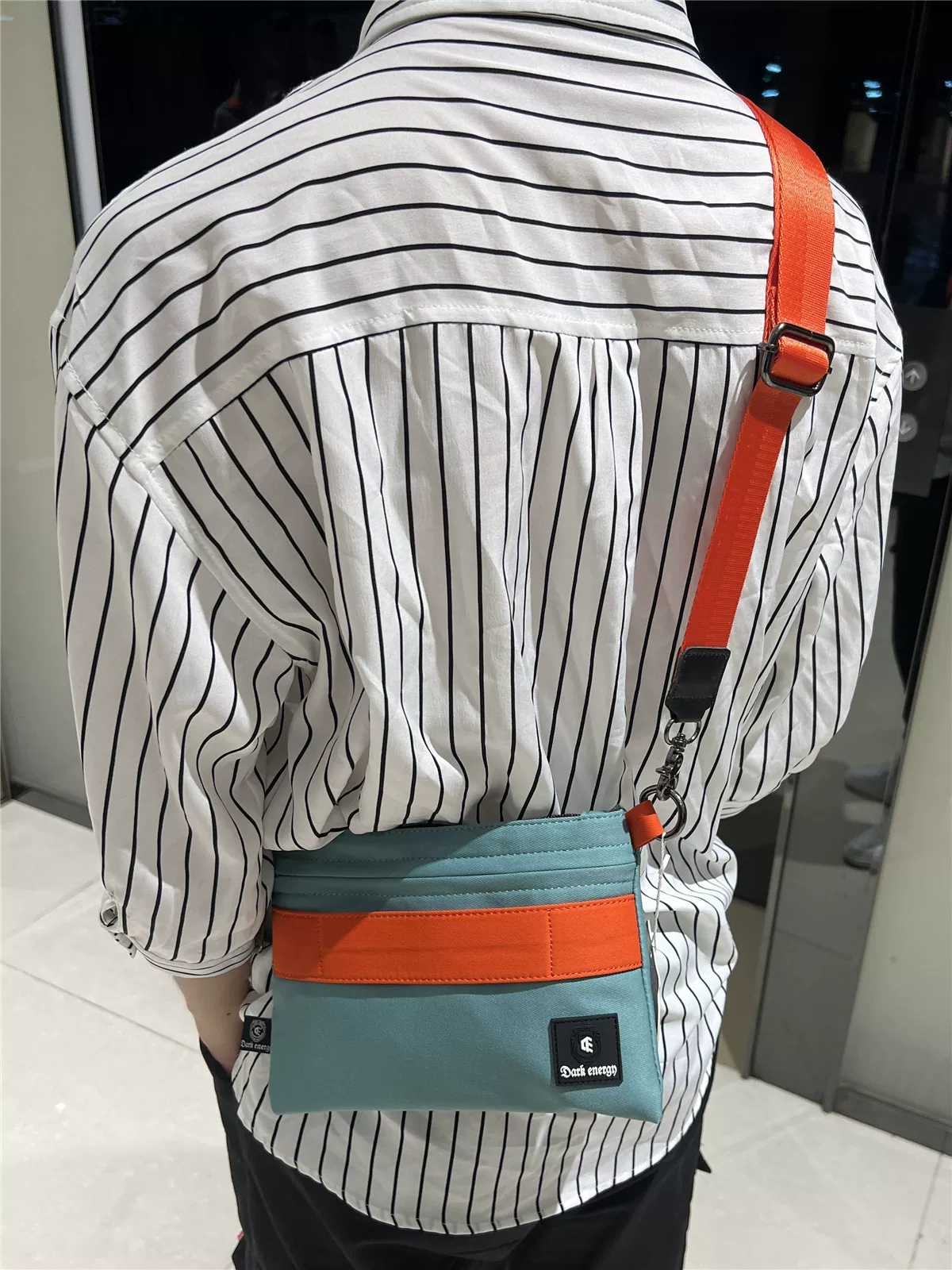 Dark Energy Thời trang mùa hè Túi vải đeo chéo đựng điện thoại Phong cách Nhật Bản Unisex Clutch Túi xách đeo vai hợp thời trang