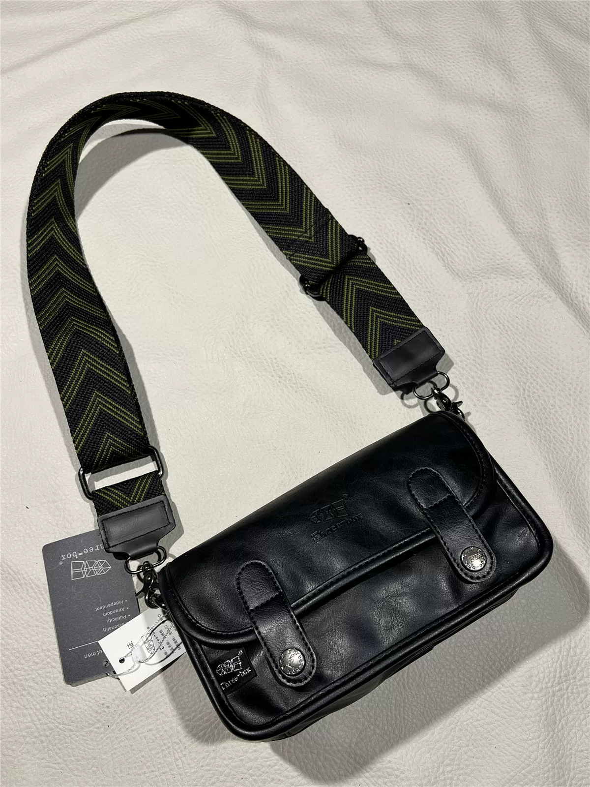 Ba lô nhỏ hợp thời trang thương hiệu ba lô nhỏ dành cho sinh viên phong cách retro Nhật Bản và Hàn Quốc túi thể thao đeo chéo đường phố hip-hop túi đeo vai unisex