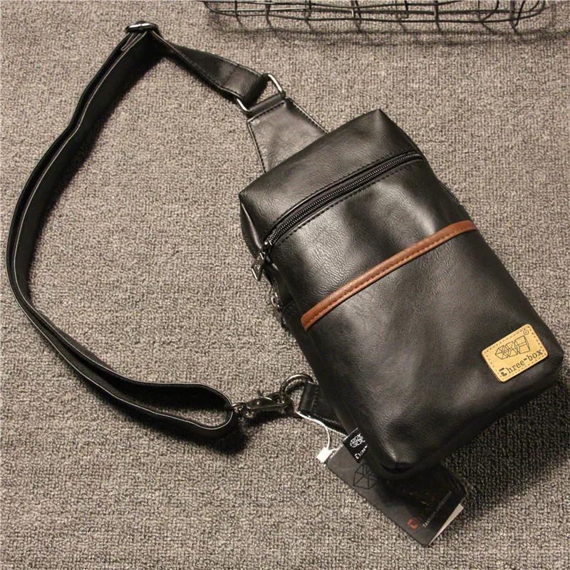 Túi đeo ngực nam phong cách Hàn Quốc và Nhật Bản mới, túi đeo chéo một vai kiểu Anh giản dị thời trang, ba lô và túi đeo vai phong cách đường phố hợp thời trang.