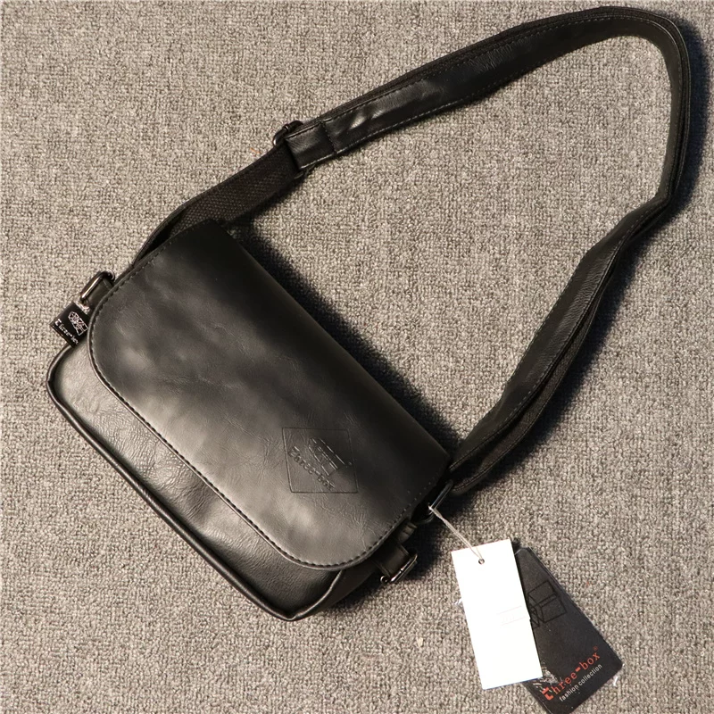 Túi đeo vai nam ba ngăn phong cách Hàn Quốc và Nhật Bản, túi đeo chéo đựng điện thoại nam kiểu ngang, ba lô đeo chéo nữ