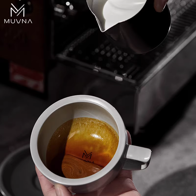 MUVNA Carrera cốc hoa cốc cà phê gốm sứ cốc latte cốc cappuccino mocha nổi chuyên nghiệp