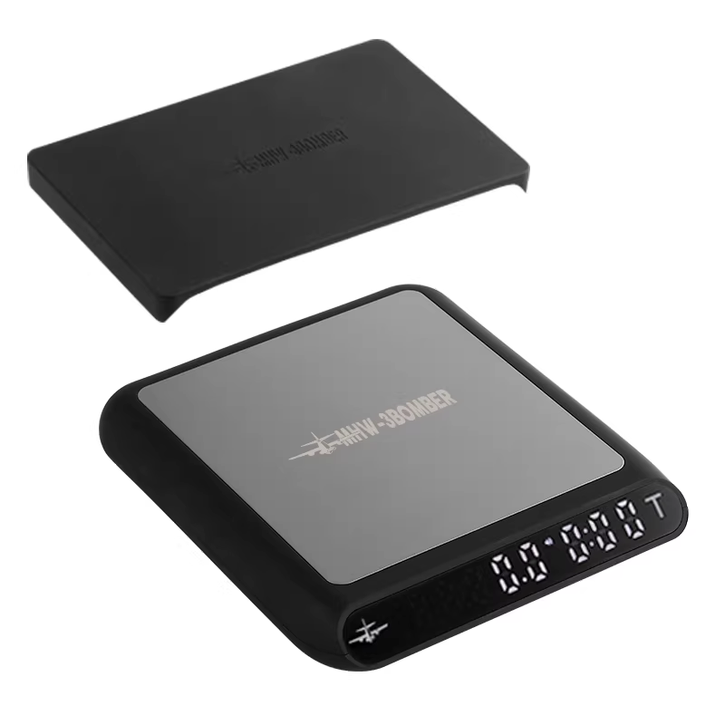 Cân điện tử pha cà phê chuyên nghiệp Bomber Formula Smart, cân pha cà phê kiểu Ý, có chức năng hẹn giờ