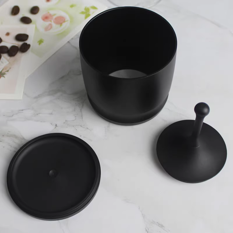 Bộ thu bột HG-1, máy xay cà phê ek43, cốc đựng bột, pha cà phê thủ công, phân phối đều với nắp, dụng cụ phân phối bột, tay cầm máy pha cà phê 58mm