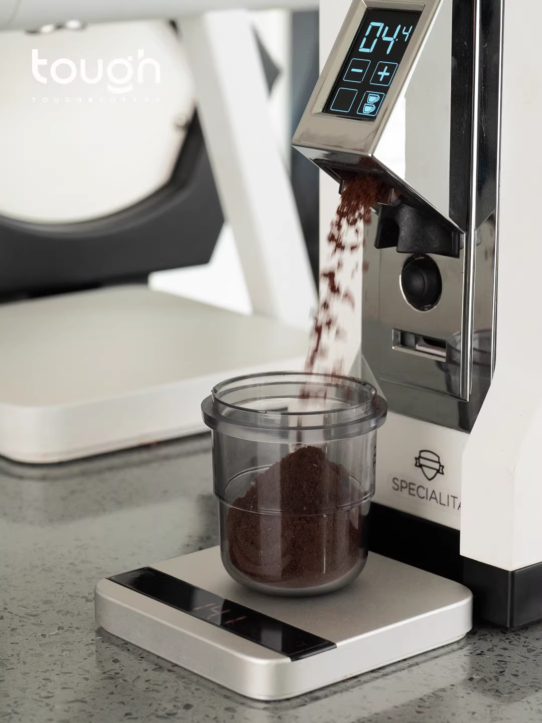 Cốc đựng cà phê Stubborn Coffee, cốc hứng bột cà phê, tay cầm hứng bột, hộp đựng bột, cốc rót 58MM