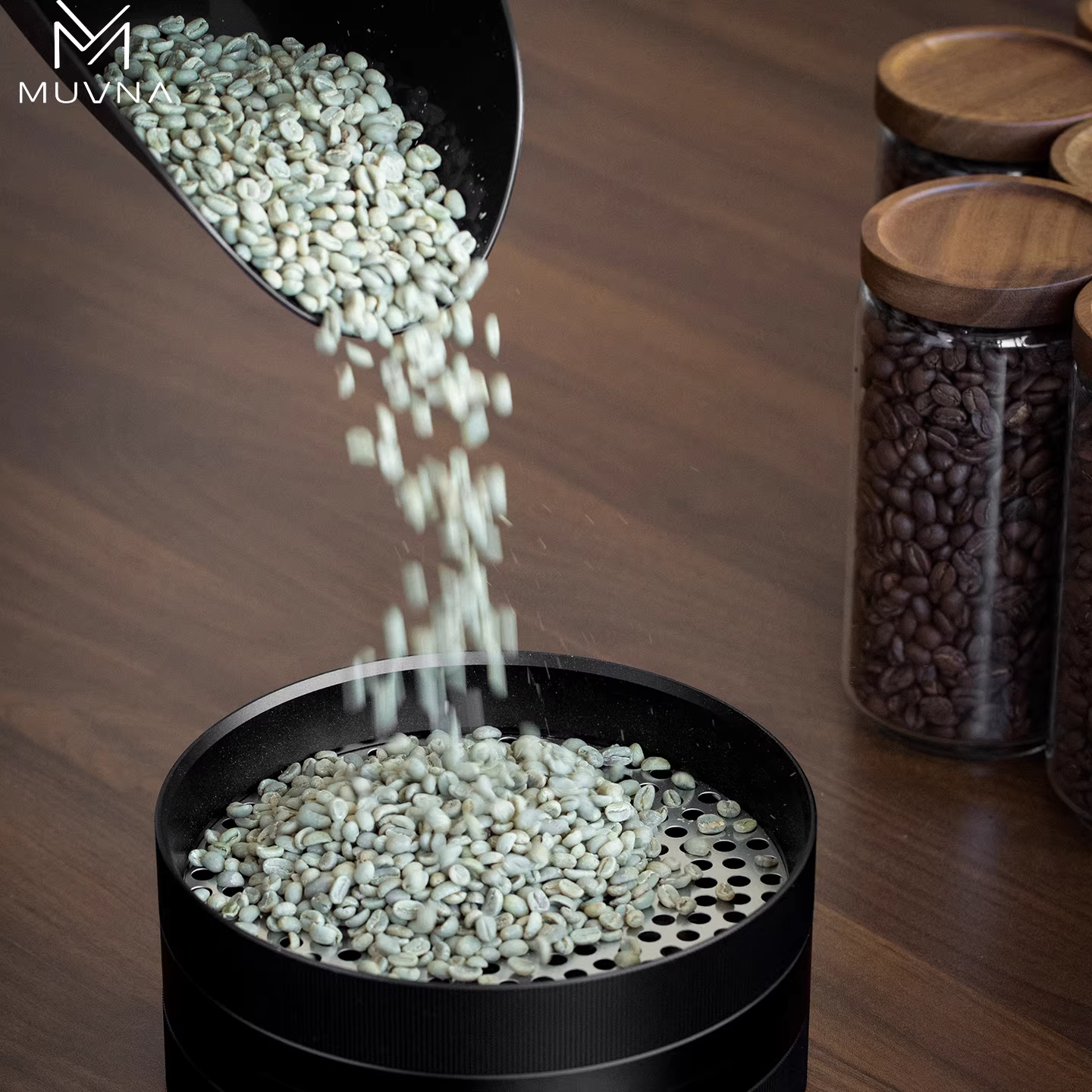 Máng sàng phân loại cà phê MUVNA, tấm sàng lọc cà phê bằng thép không gỉ