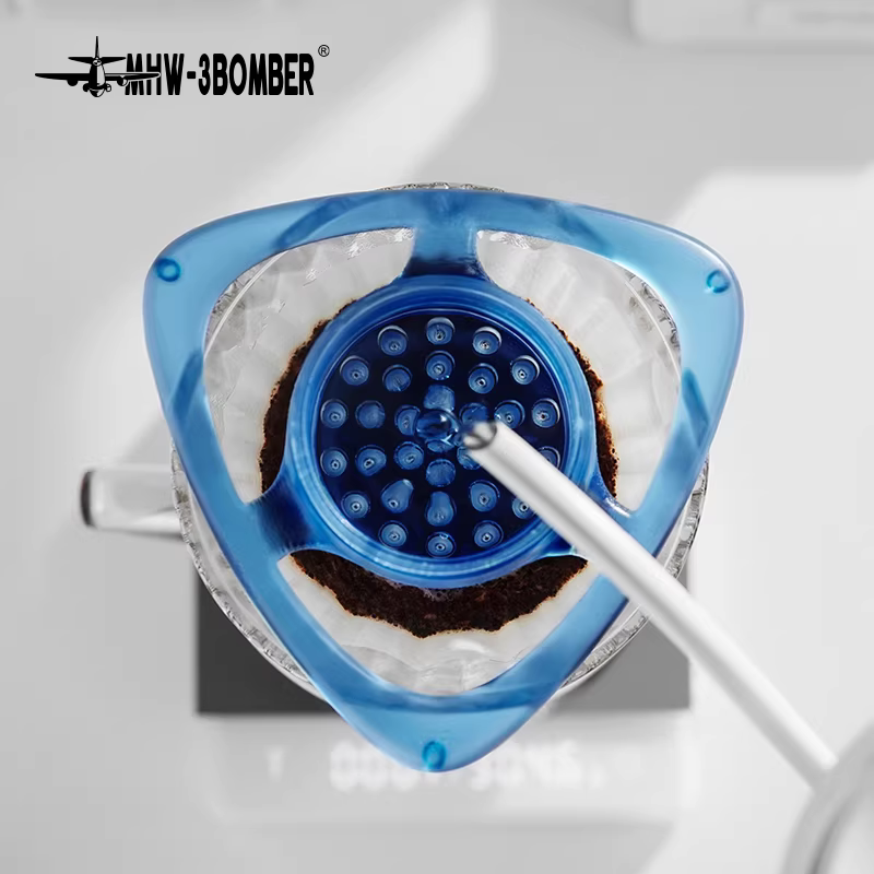 Cốc lọc cà phê Pour Over MHW Bomber, bộ lọc V60, vách ngăn, nhỏ giọt đều, chuyên nghiệp, giấy lọc Pour Over
