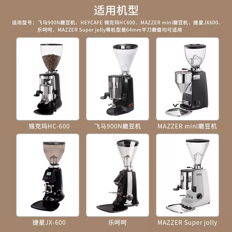 Đĩa mài Pegasus 900N heycafeHC600/Lehehe lưỡi máy xay cà phê MAZZER đường kính 64mm phụ kiện