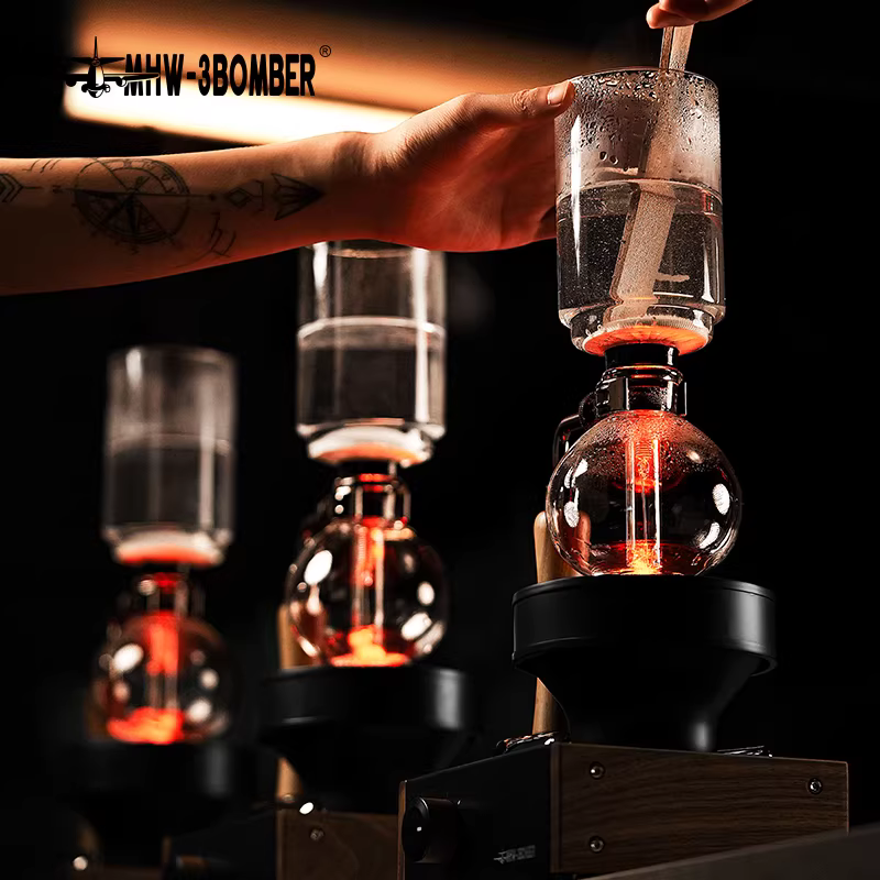 Bếp điện siphon kiểu bình phun, bếp điện siphon kiểu bình pha cà phê, bếp điện siphon kiểu đèn hồng ngoại, máy pha cà phê bằng đèn hồng ngoại, bếp điện siphon kiểu đèn hồng ngoại