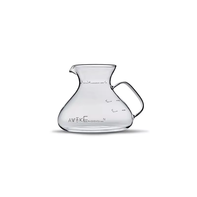 Bộ pha cà phê thủ công MUVNA gồm bình pha cà phê có vạch chia, ấm pha cà phê, cốc lọc, ấm nhỏ giọt