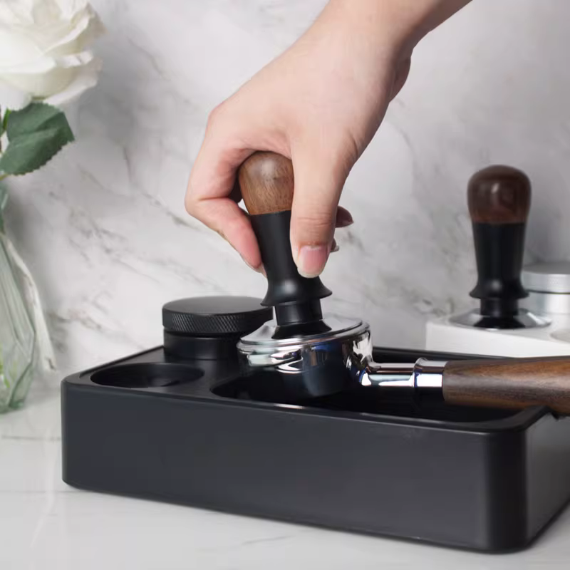 Đế đa năng dùng để nén cà phê, hộp đựng bã cà phê, dụng cụ ép, phụ kiện máy pha cà phê, dụng cụ lưu trữ đồ dùng