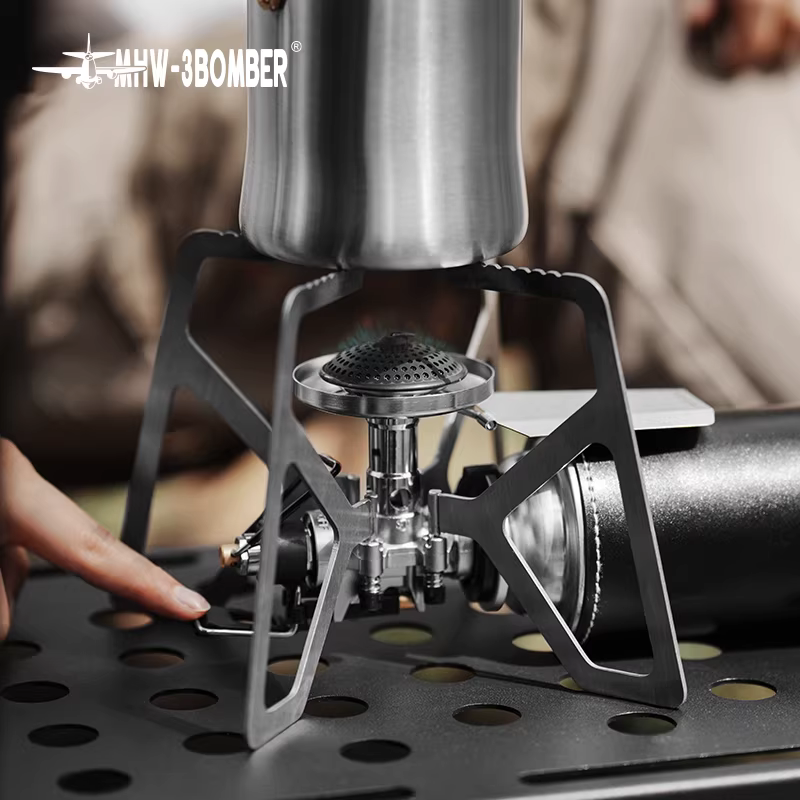 Bếp ga di động MHW Bomber MET, bếp cassette ngoài trời, bếp lửa cao, đầu bếp gấp gọn, bếp gas cắm trại, bếp nấu trà