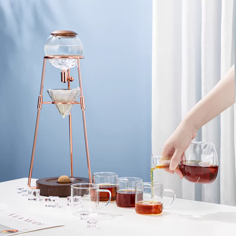 Bình pha cà phê đá kiểu Âu, bình pha trà trái cây, cà phê đá, pha cà phê lạnh, thương hiệu Hero Dingyuan