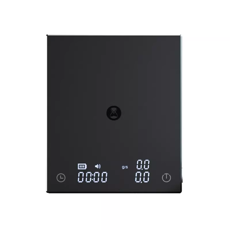 Cân điện tử Taimo Black Mirror BASIC+2, cân pha cà phê thủ công, cân cà phê nguyên chất, cân chuyên nghiệp, cân hạt cà phê Ý, có chức năng hẹn giờ