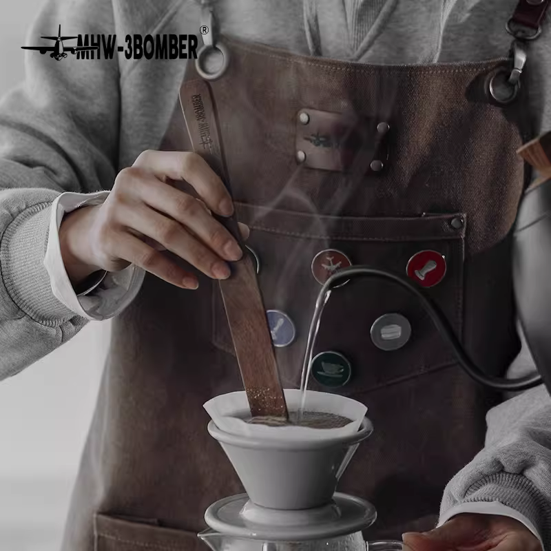 Que khuấy cà phê bằng gỗ óc chó, dụng cụ pha cà phê thủ công, bộ lọc cà phê bằng gỗ, que khuấy bằng gỗ, phụ kiện pha cà phê.