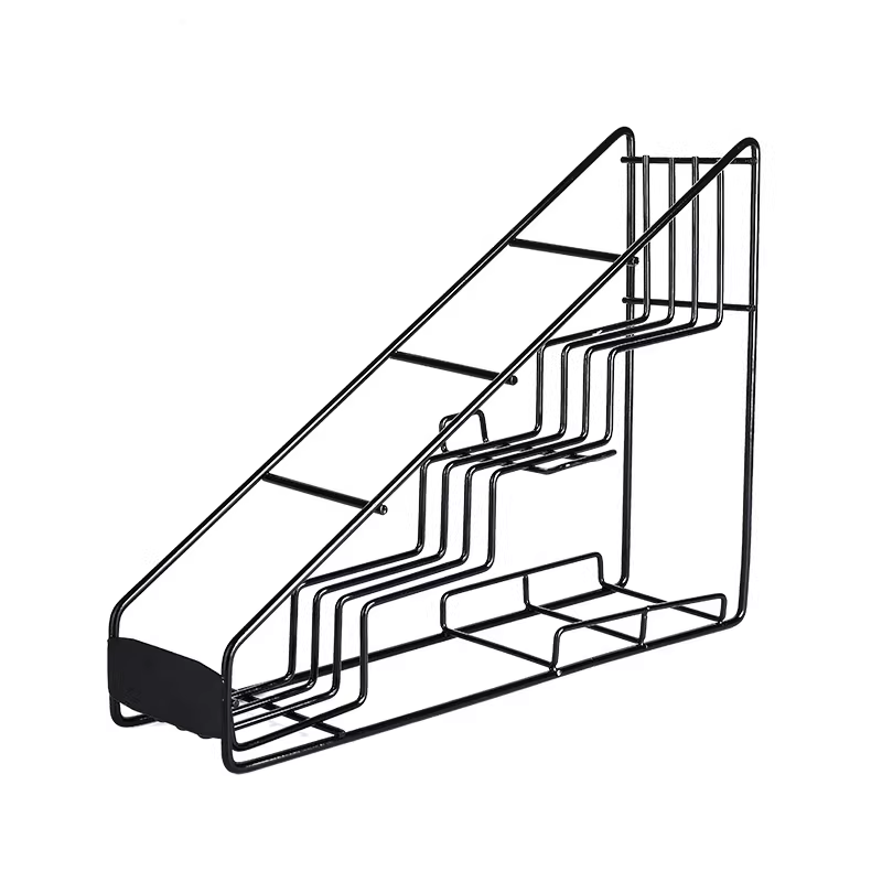 Giá để đồ bằng sắt nghệ thuật, thép không gỉ, để trưng bày nước ép trái cây, sữa, cà phê, trà sữa, mứt, chai siro Morin.