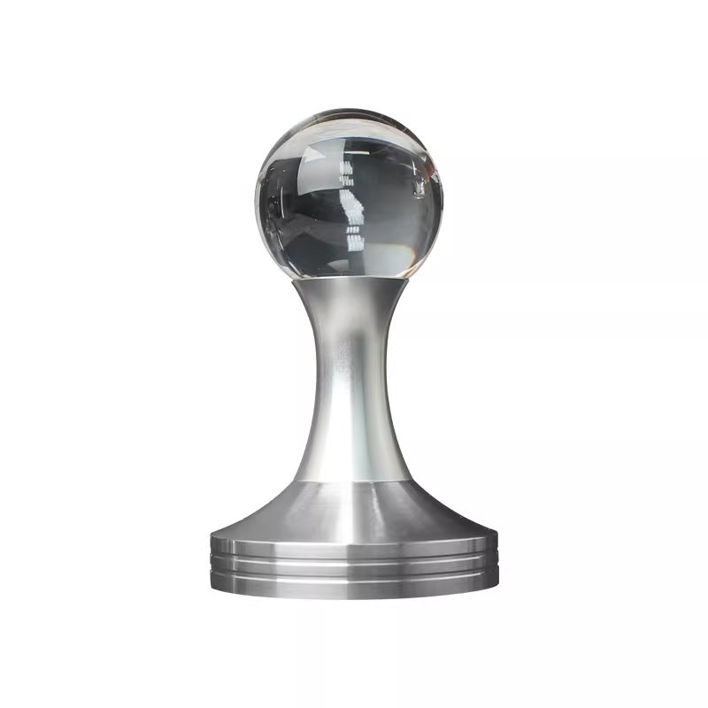 Dụng cụ nén cà phê bằng thép không gỉ Crystal Palm Pearl, tay cầm máy pha cà phê, dụng cụ phân phối cà phê 51/53/58mm