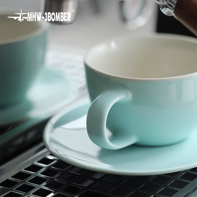 MHW-3BOMBER Bomber Coffee Cup Mars Cup Cốc sứ Latte Cup Latte Art Cup Set 300ml