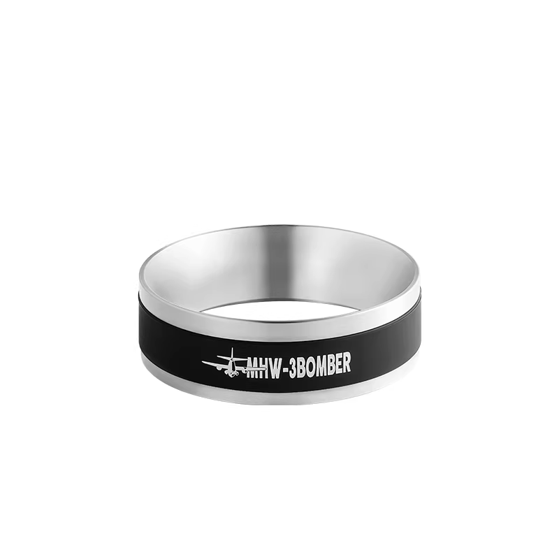 Vòng bột từ tính dòng Bomber dành cho tay cầm máy pha cà phê espresso, vòng chống tràn, vòng chống bay bột, 58mm
