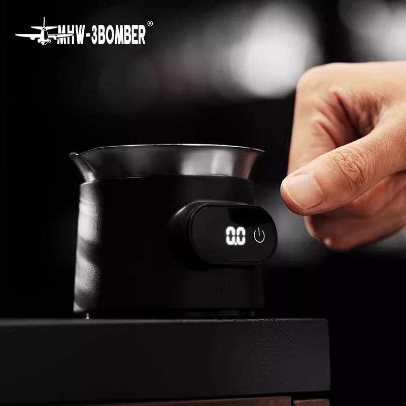 Máy cân điện tử MHW Bomber ESP, cân cà phê Ý, độ chính xác cao, cân định lượng chính xác, cốc đo chất lỏng, dụng cụ thu chất lỏng