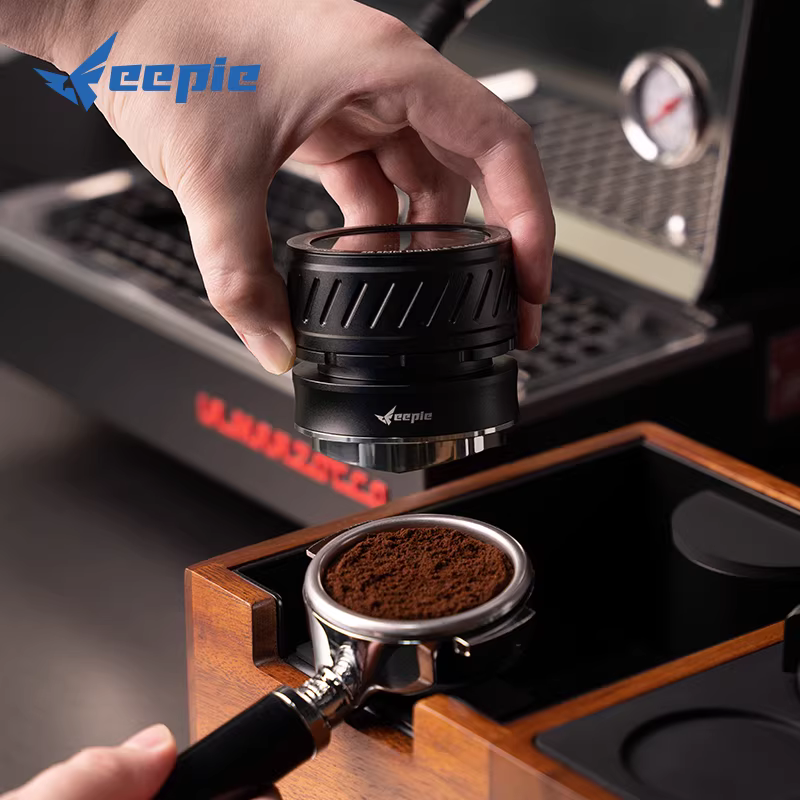 Máy phân phối bột cà phê Feepie Gravity, điều chỉnh độ cao, máy pha cà phê Espresso, kích thước 58mm