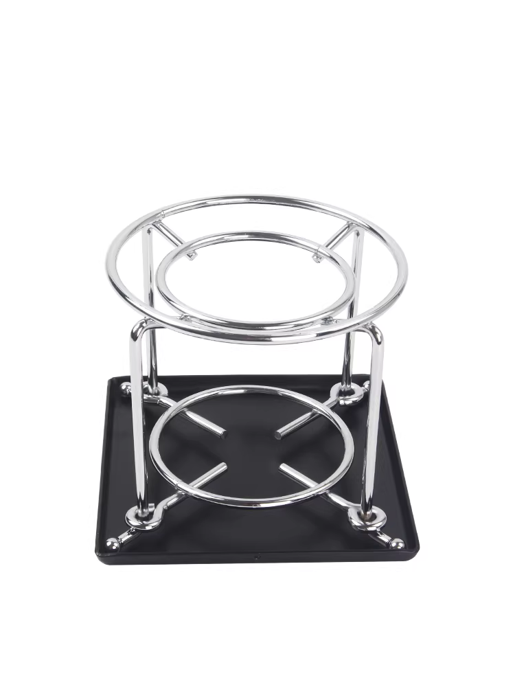 Giá đỡ bếp gas pha cà phê có đế đế sưởi, ấm pha cà phê Moka, ấm trà hoa, ấm đun nước, đèn cồn, giá đỡ bếp tròn 08