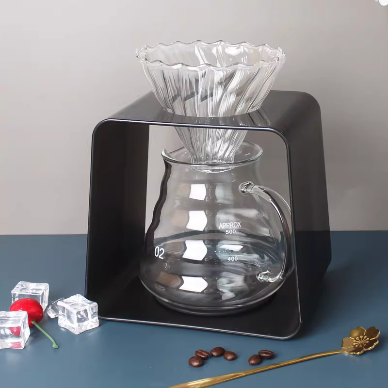 Bộ dụng cụ pha cà phê thủ công V60, giá đỡ lọc, bộ lọc nhỏ giọt DSC, giá đỡ pha trà, ấm pha cà phê