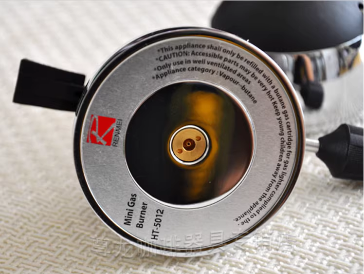 Đài Loan 5012 bếp gas pha cà phê kiểu Pháp đầu bằng thép không gỉ bơm hơi mini bình pha cà phê siphon Moka pot đặc biệt